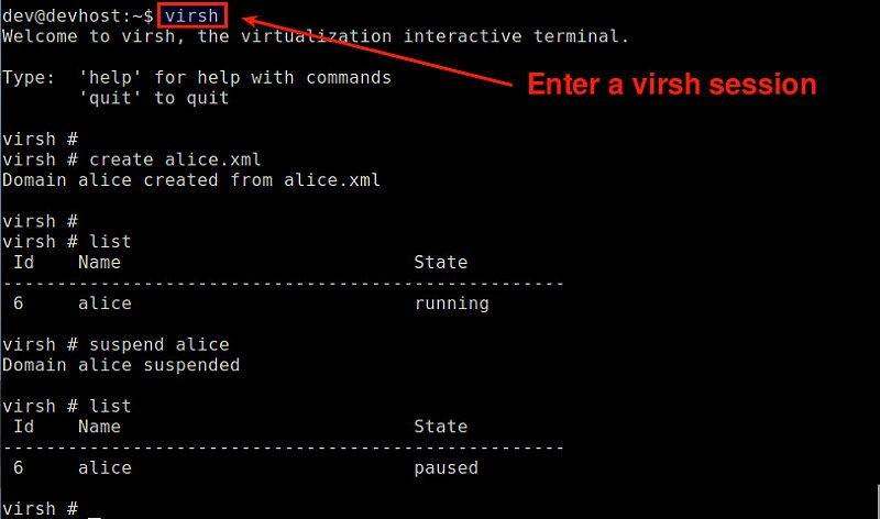 在Ubuntu的命令行终端里管理KVM虚拟机的教程