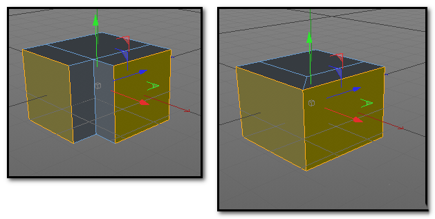 C4d立方体的两个面该怎么拼接 木子杰