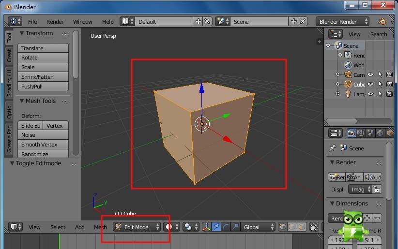 Blender删除后留下的线怎么做封面 木子杰