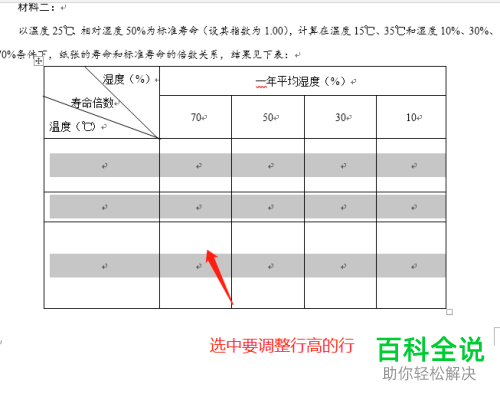 怎么让word表格行高适应字体高度 木子杰